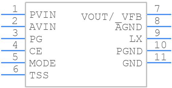 RP506K001F - Nisshinbo - PCB symbol