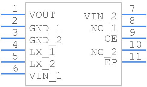 RP511K111A - Nisshinbo - PCB symbol