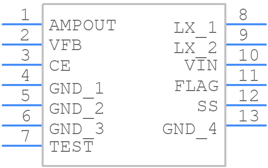 R1213K001B - Nisshinbo - PCB symbol