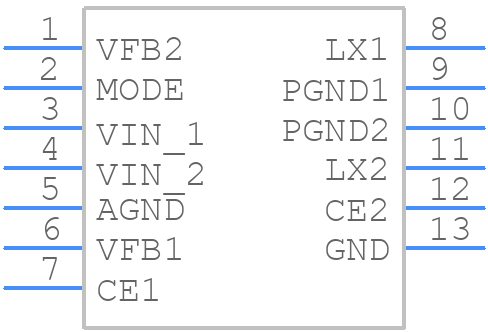 RP550K001A - Nisshinbo - PCB symbol