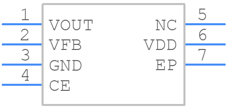 RP111L151D - Nisshinbo - PCB symbol