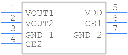 RP152L057B - Nisshinbo - PCB symbol