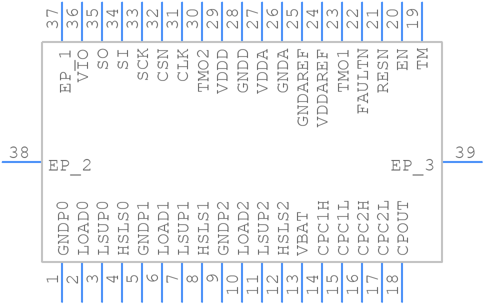 TLE824533SAAUMA1 - Infineon - PCB symbol