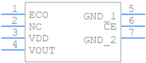 R1191L056B - Nisshinbo - PCB symbol