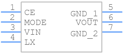 RP504L111D - Nisshinbo - PCB symbol