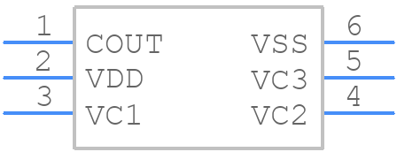 R5438L329BA - Nisshinbo - PCB symbol