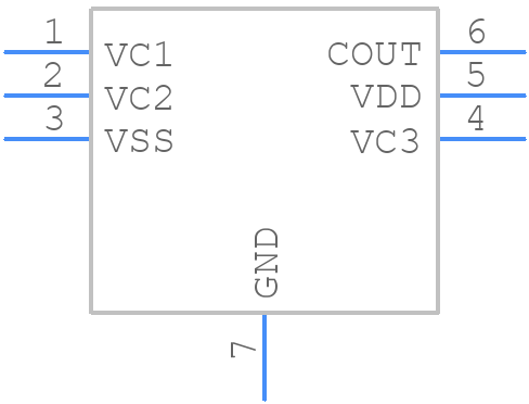 R5642L317BA - Nisshinbo - PCB symbol
