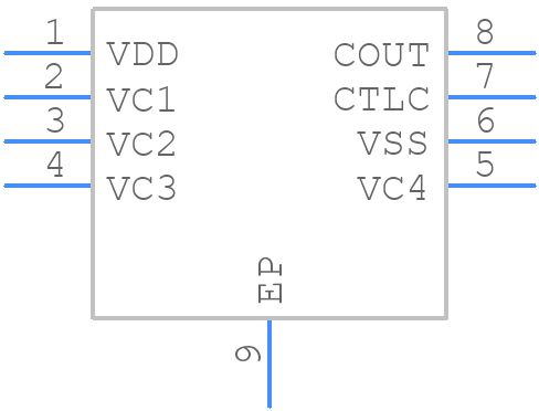 R5641L352CC - Nisshinbo - PCB symbol