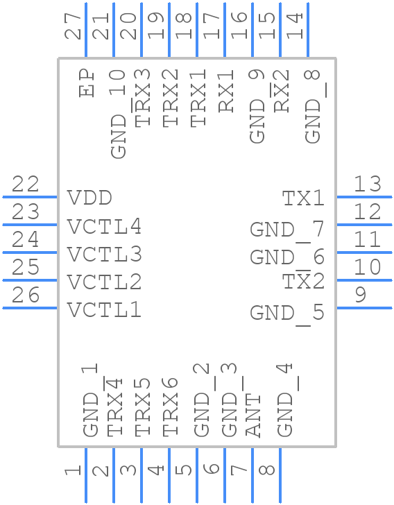 NJG1686MHH - Nisshinbo - PCB symbol