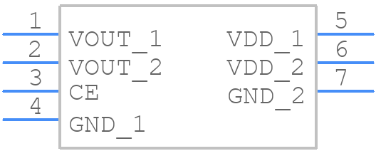 R1172D311D - Nisshinbo - PCB symbol
