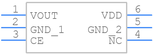 R1171S331B - Nisshinbo - PCB symbol