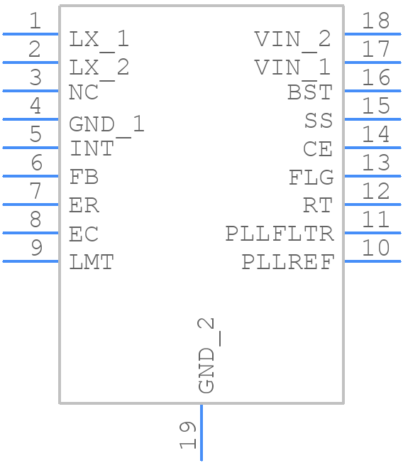 R1270S001A - Nisshinbo - PCB symbol