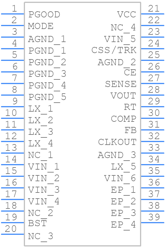 R1273L002A - Nisshinbo - PCB symbol