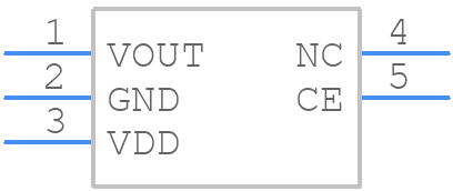 R1154N033B - Nisshinbo - PCB symbol
