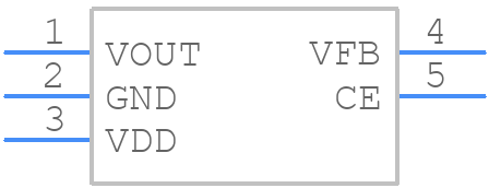 R1155N001C - Nisshinbo - PCB symbol