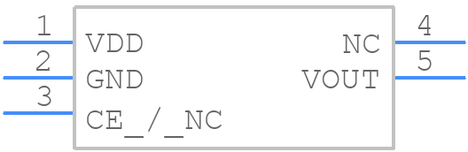 RP110N331D - Nisshinbo - PCB symbol