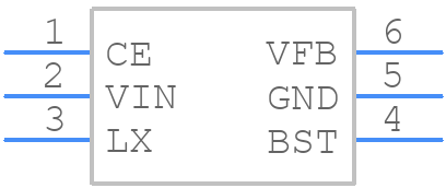 R1240N001B - Nisshinbo - PCB symbol