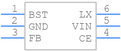 R1245N001F - Nisshinbo - PCB symbol