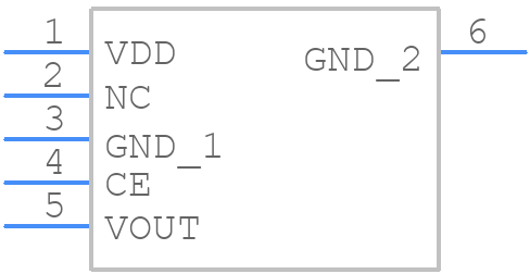 R1517J331B - Nisshinbo - PCB symbol