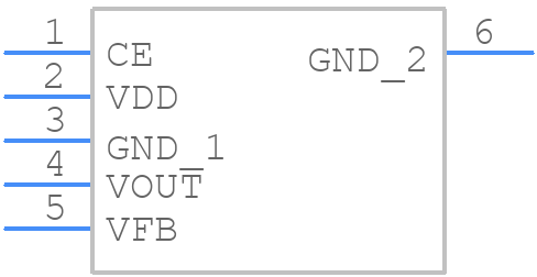 RP108J381F - Nisshinbo - PCB symbol