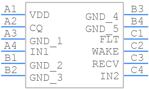 ND1160ZAAE2D - Nisshinbo - PCB symbol