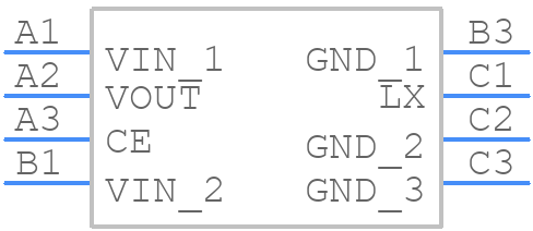 RP512Z301C - Nisshinbo - PCB symbol