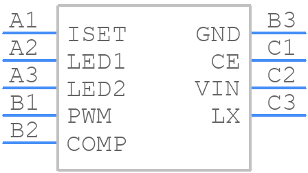 R1214Z221A - Nisshinbo - PCB symbol