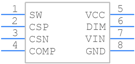 TPS923650D2DRLR - Texas Instruments - PCB symbol