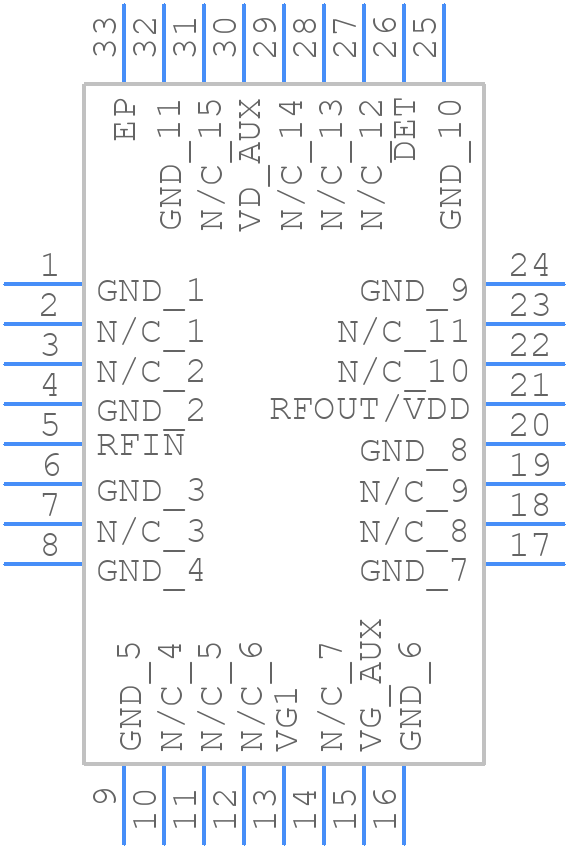 MAAP-011327 - MACOM - PCB symbol