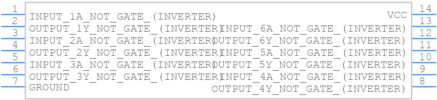 MM74HCT04N - onsemi - PCB symbol