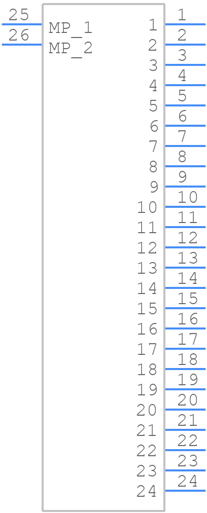 2-2495219-4 - TE Connectivity - PCB symbol