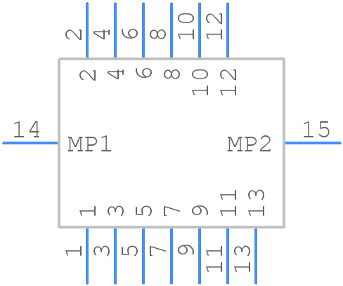 1-2495217-3 - TE Connectivity - PCB symbol