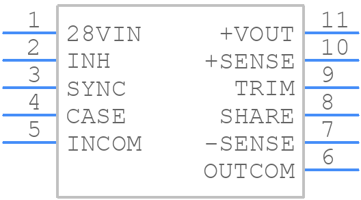 VXR250-2828S - VPT - PCB symbol