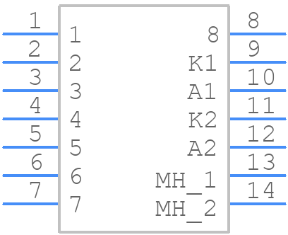 4P4C-F - Yektae Electronic - PCB symbol