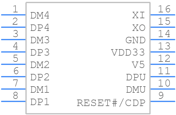 CH334R - WCH - PCB symbol