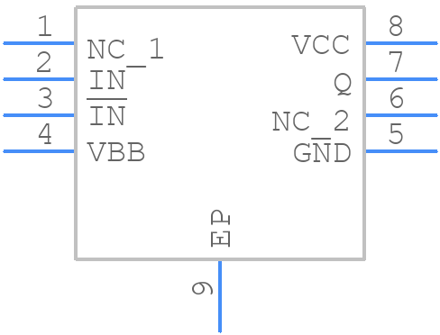 SY89321LMG-TR - Microchip - PCB symbol