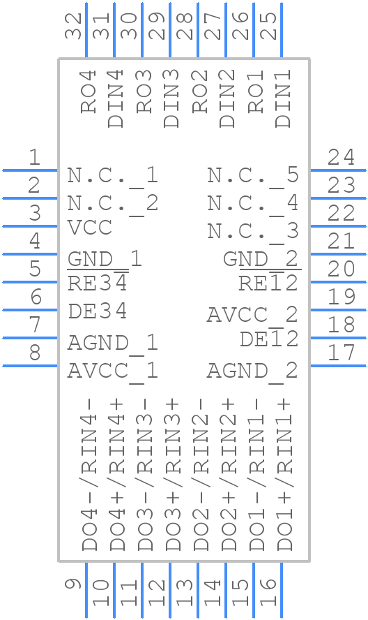 MAX9157EHJ+ - Analog Devices - PCB symbol