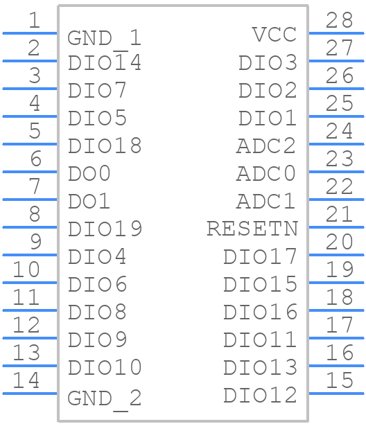 TWE-L-DI-W - Mono Wireless - PCB symbol