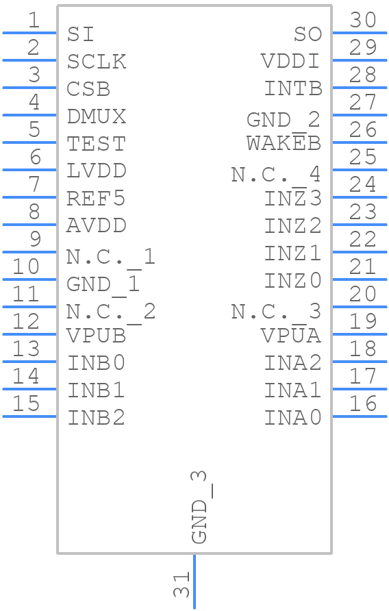 BD3376EFV-CE2 - ROHM Semiconductor - PCB symbol
