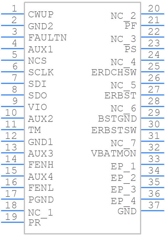 L9965P-FN - STMicroelectronics - PCB symbol
