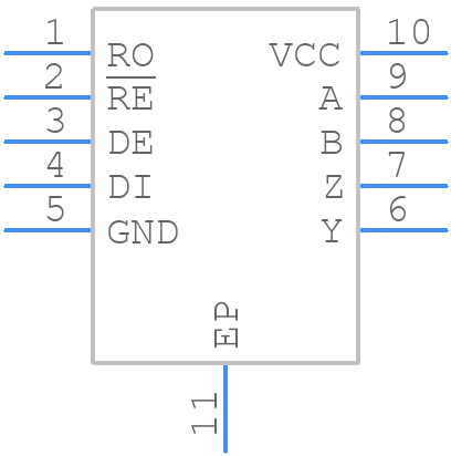 LTC2858CDD-2#TRPBF - Analog Devices - PCB symbol