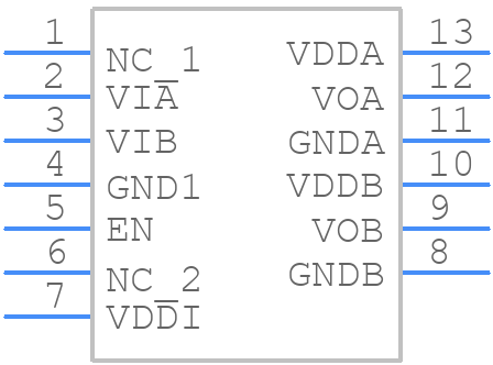 SI8273GB-IM3 - Skyworks - PCB symbol