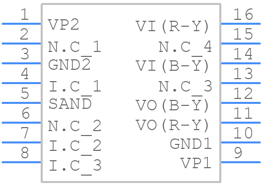 TDA4661 - NXP - PCB symbol