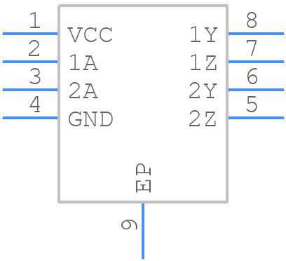SN65LVDS9638DGNRG4 - Texas Instruments - PCB symbol