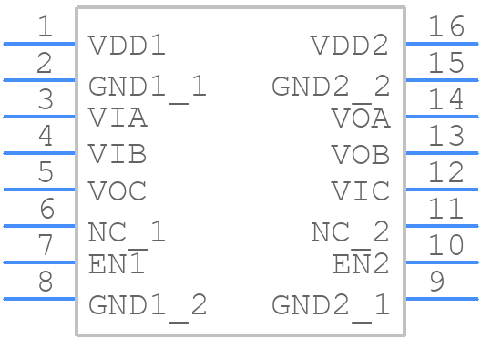 Π131M61 - 2Pai Semi - PCB symbol