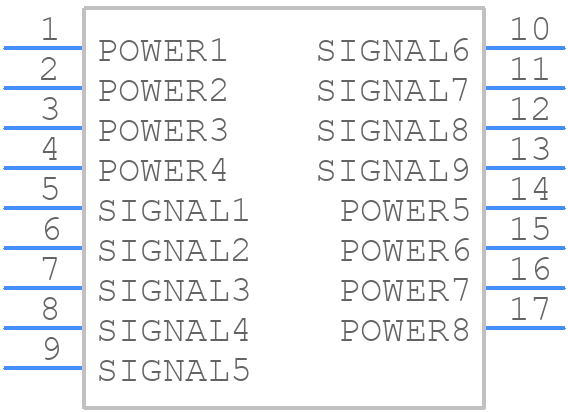 GFSH89M37H/AA - Positronic - PCB symbol