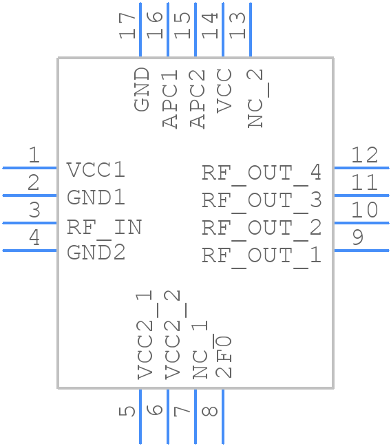 QPA9510SB - Qorvo - PCB symbol