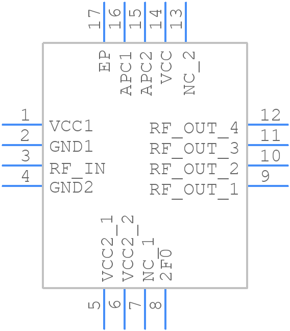 QPA9510SR - Qorvo - PCB symbol
