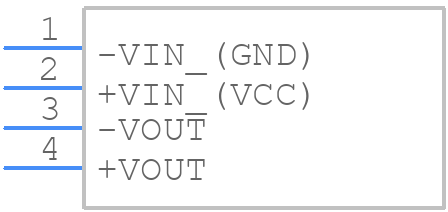 TBA 1-0519E - Traco Power - PCB symbol