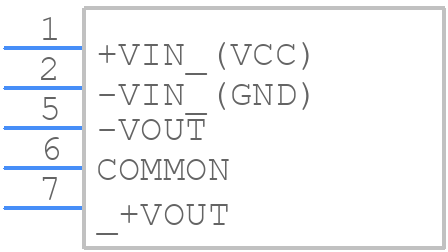 TBA 1-2421HI - Traco Power - PCB symbol